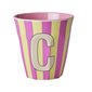 Rice Mugg C Sripes Pink Medium