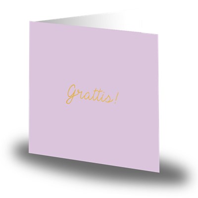 Cards by Jojo Kort Grattis Lavender